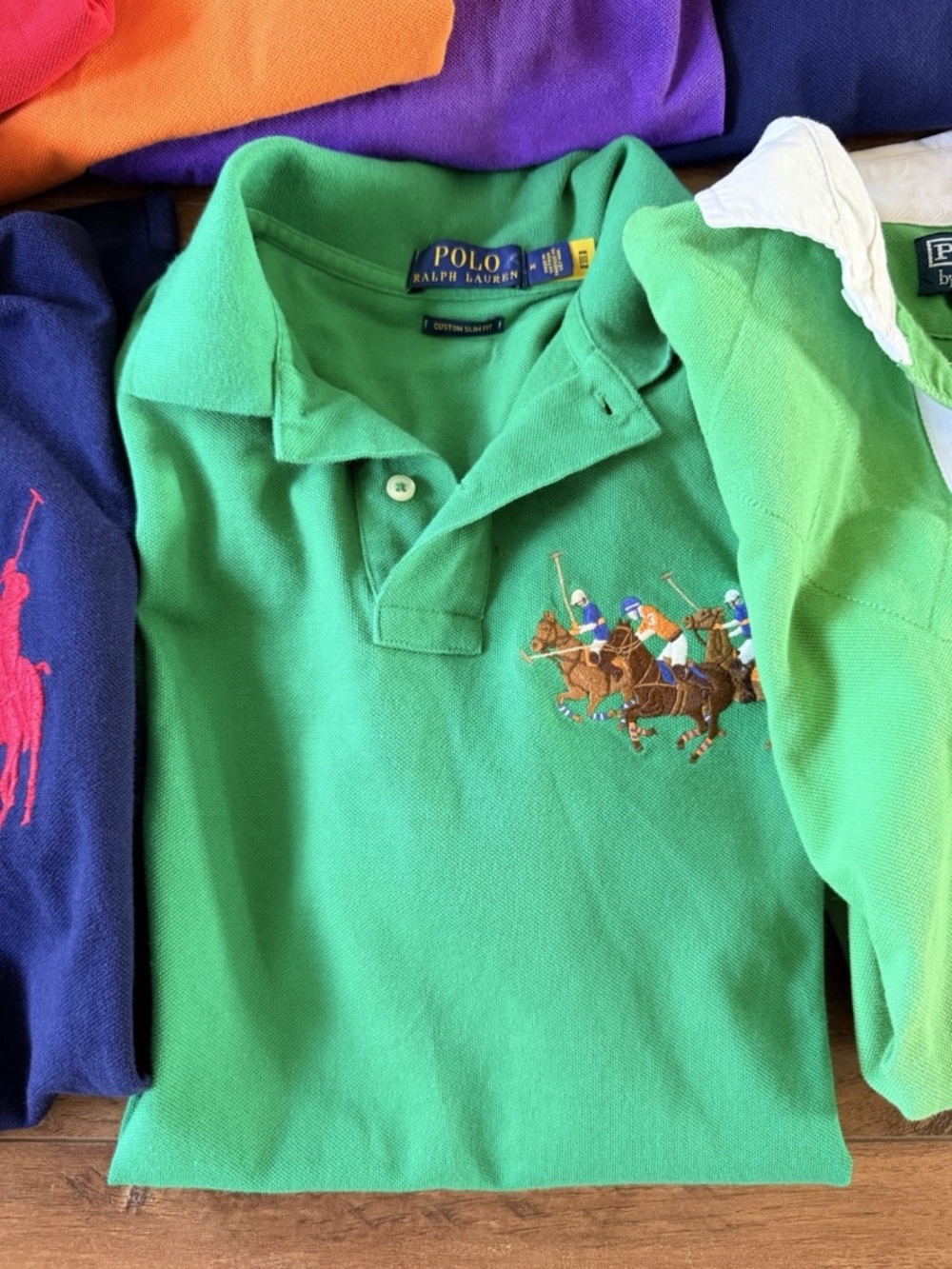 Lot of 11 Ralph Lauren Polo Big Pony Various Colors Men's Medium - Picture 6 of 8